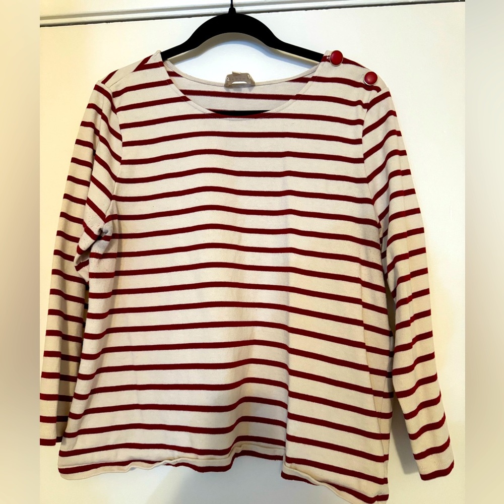 Sezane striped top, Colette Marinière, like new, size XL